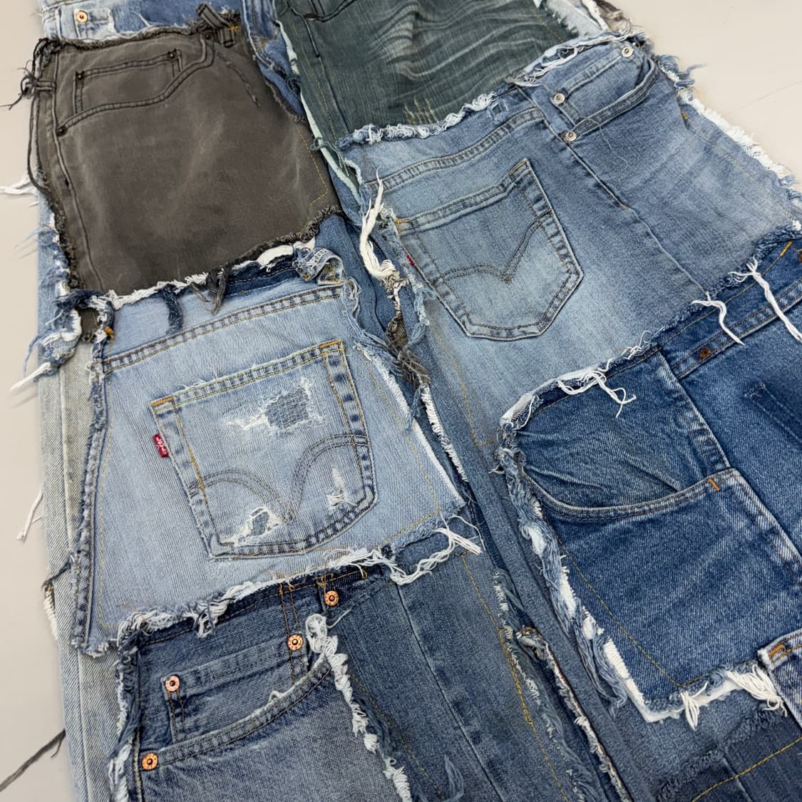 리바이스 리메이크 부츠컷 와이드 데님팬츠  상품이미지5