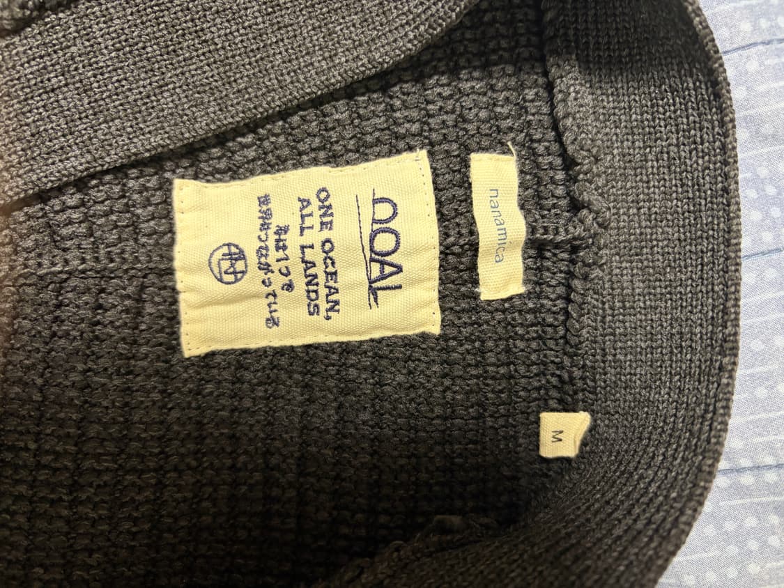 나나미카 5g zip cardigan(black) M사이즈 상품이미지2