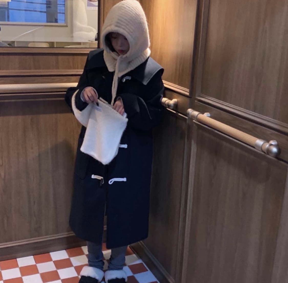 (새상품)크림치즈마켓 떡볶이코트 상품이미지5