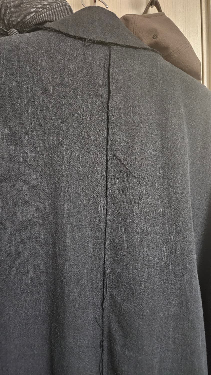 유스 린넨 발마칸 컷오프 코트 상품이미지5