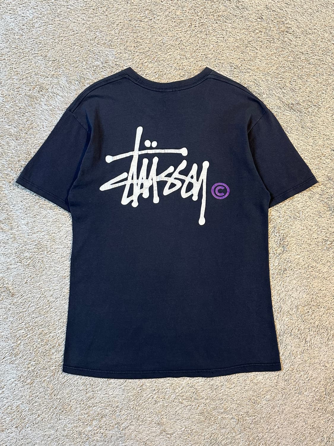 00's 스투시 STUSSY 베이직 로고 반팔 티셔츠 상품이미지1