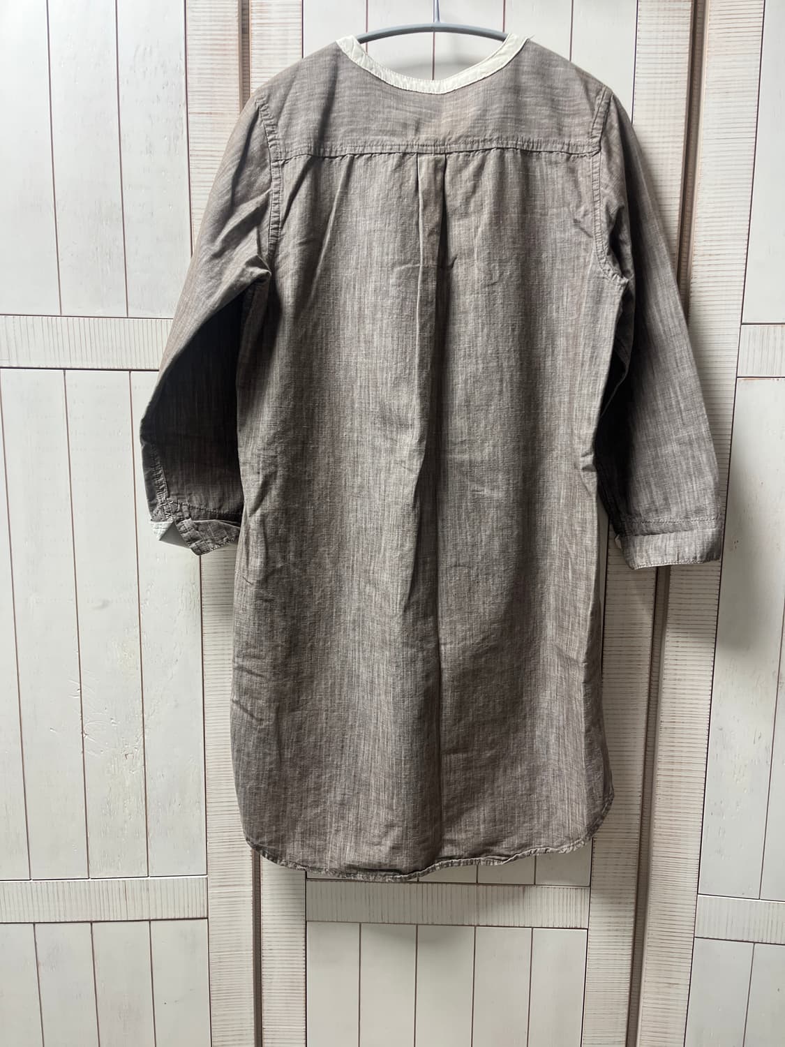 빈티지모리걸 셔츠 원피스 7부 하구미 상품이미지5