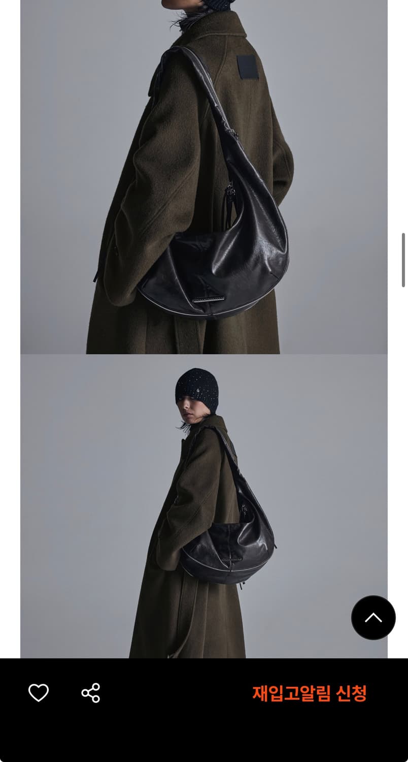 트리밍버드  Finishing  Hobo Bag BROWN 상품이미지5