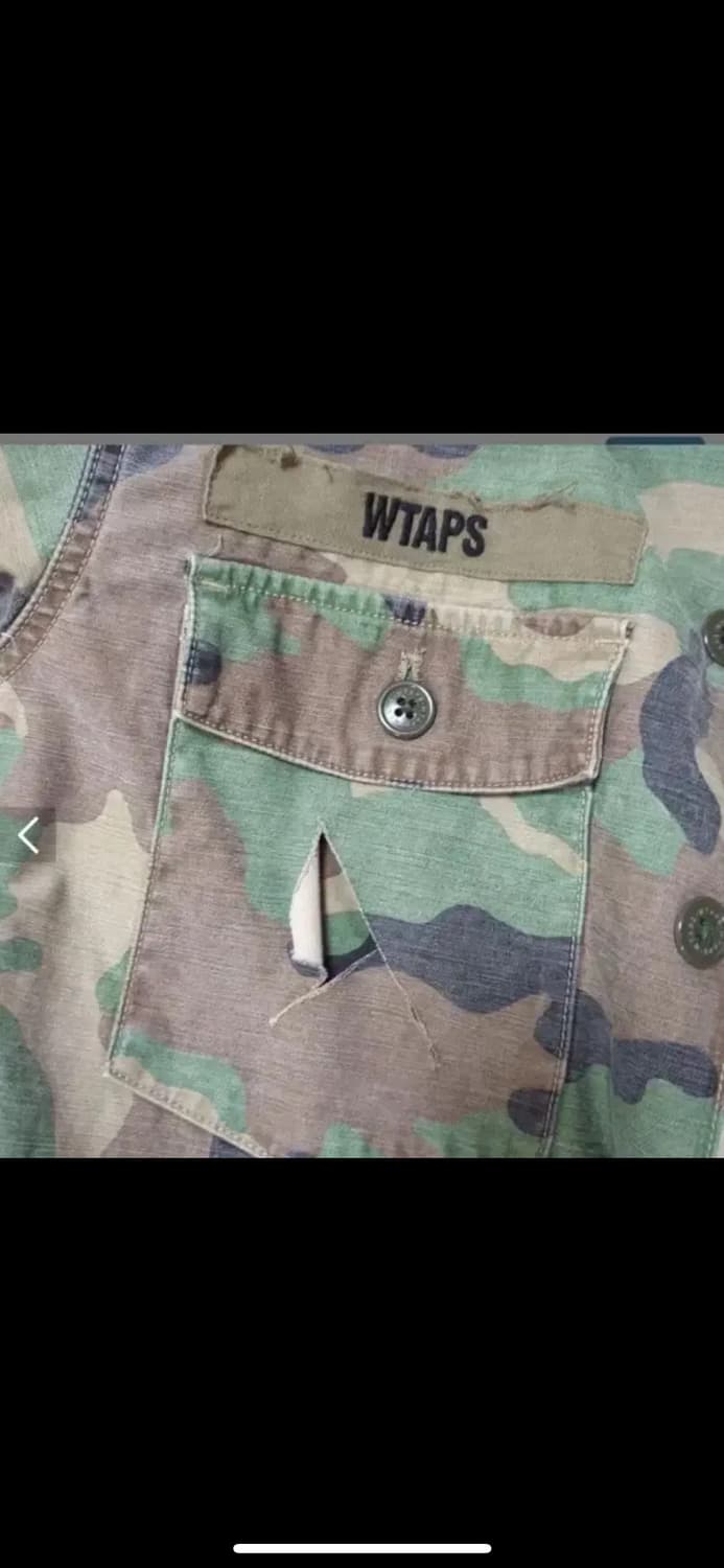 XL 더블탭스 카모 정글 셔츠 버즈 상품이미지6