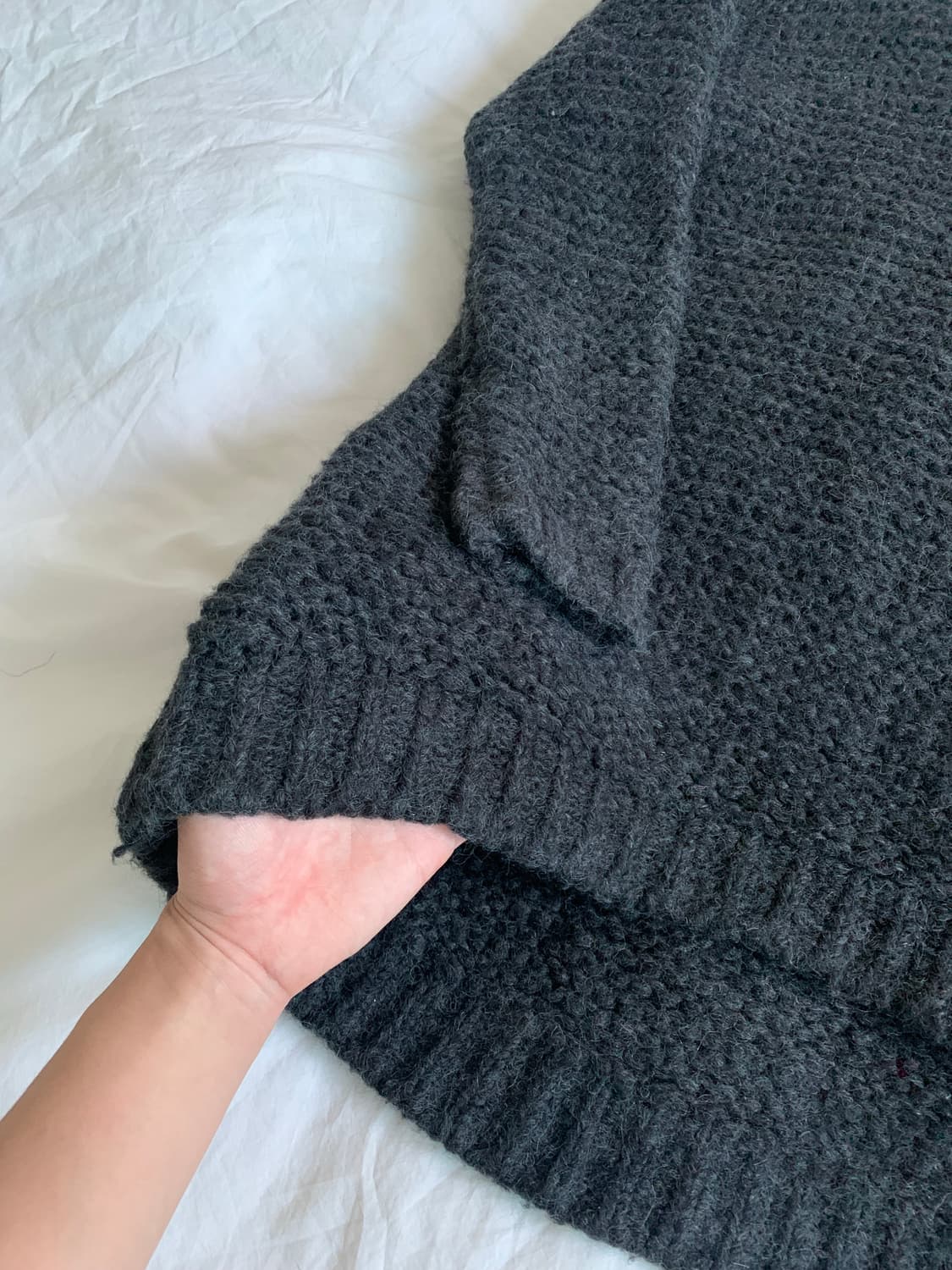 차콜 오버 니트 상품이미지3