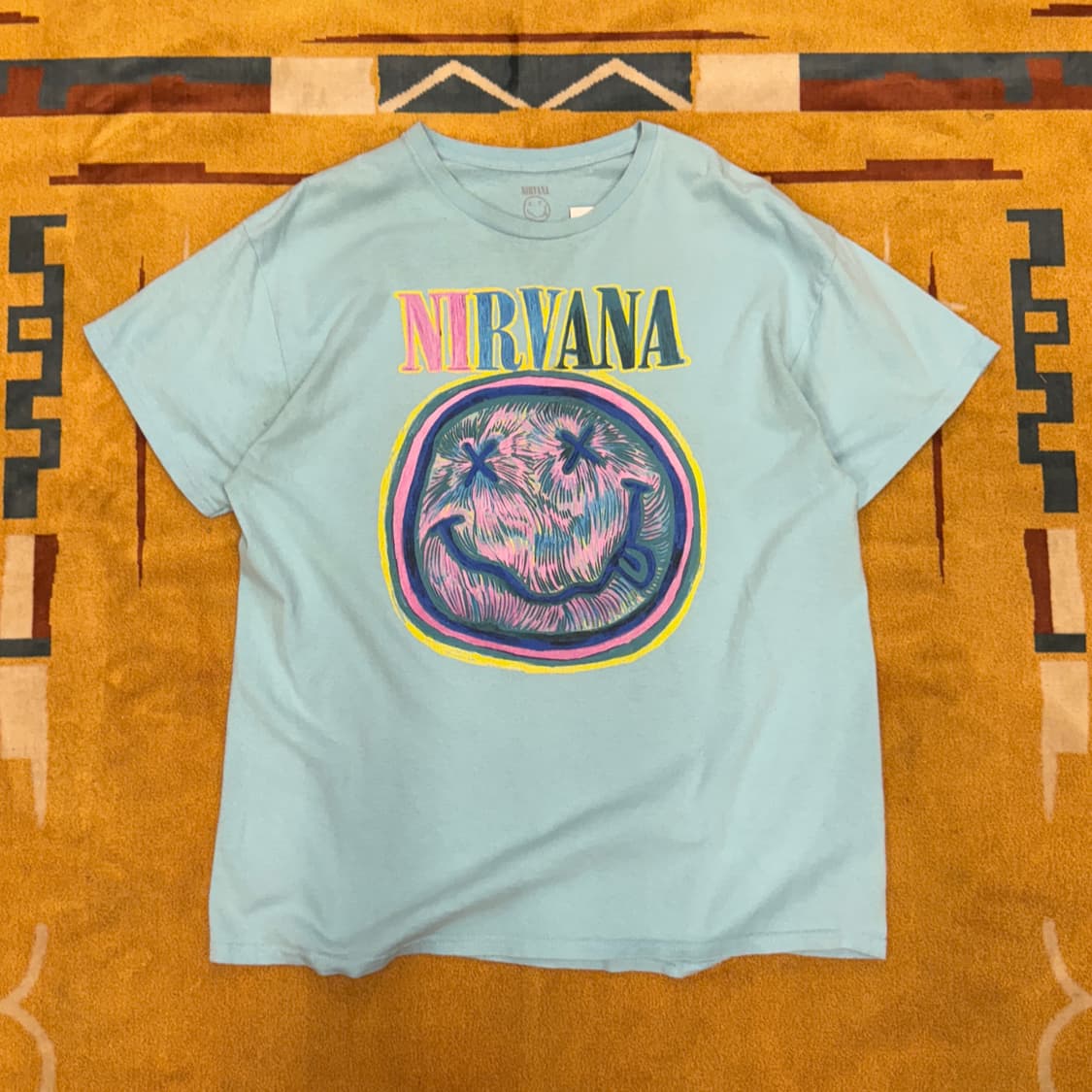 NIRVANA 너바나 오피셜 마천다이즈 락 반팔 티셔츠 상품이미지1