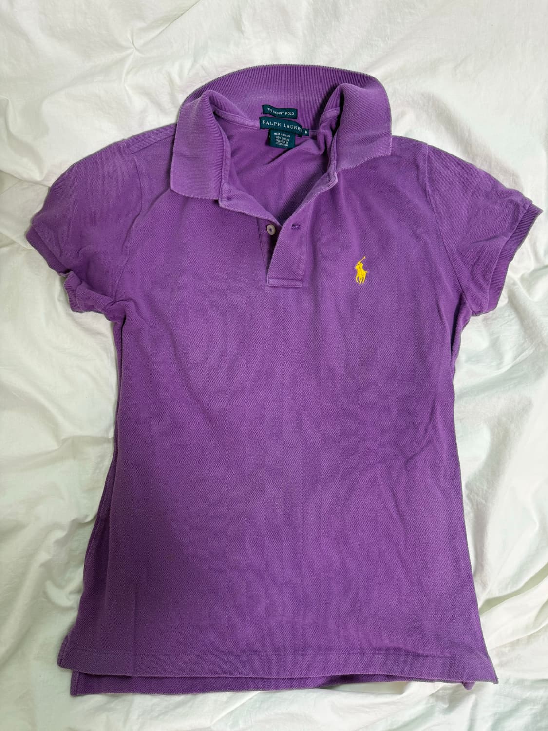 폴로 랄프로렌 포니 카라 퍼플 셔츠 상품이미지1