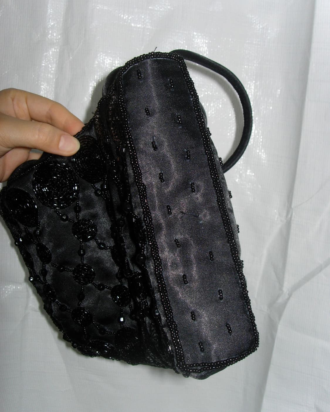 Black Beads Rose Mini Bag 상품이미지4