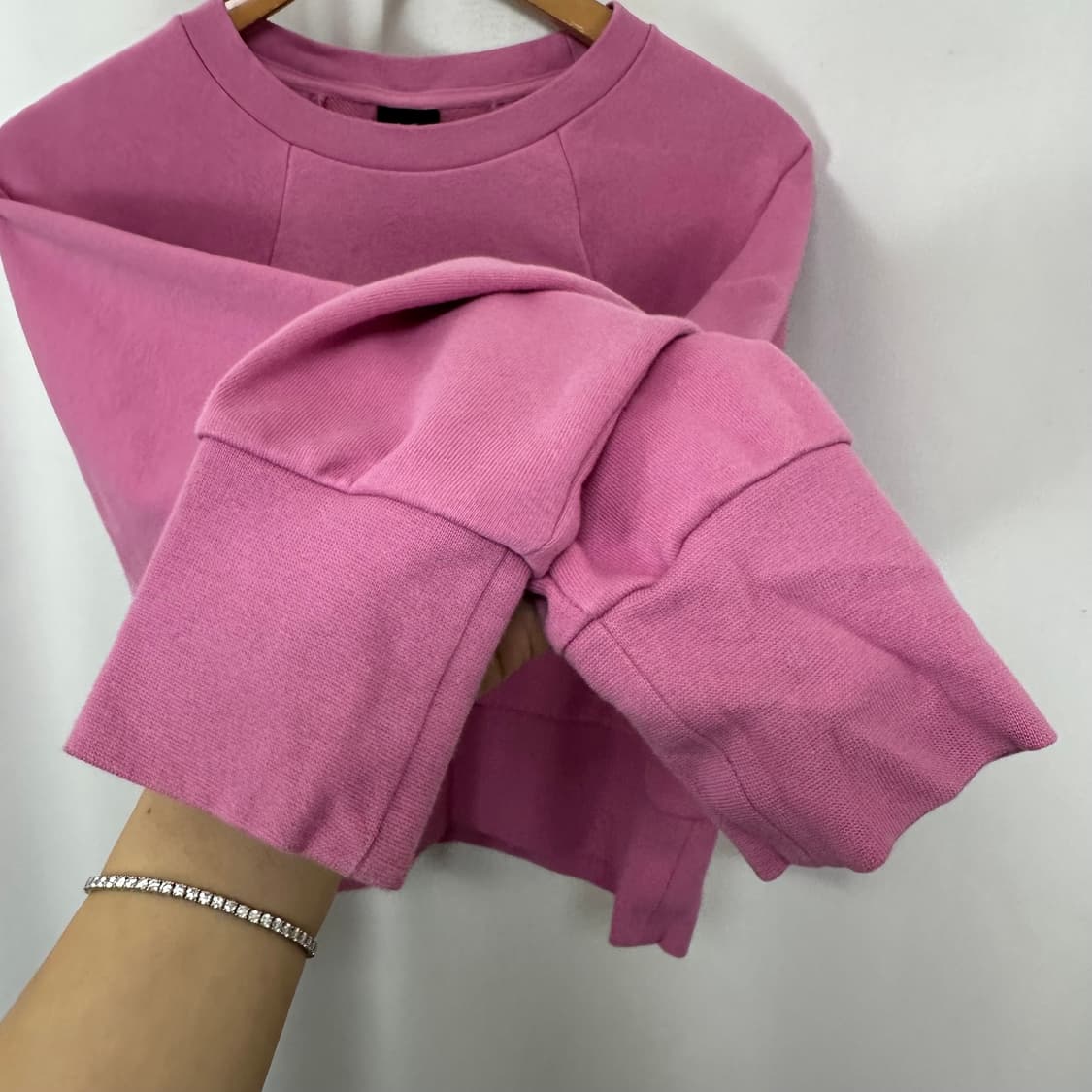 나이키 여자 크롭 맨투맨 티셔츠 M 상품이미지4