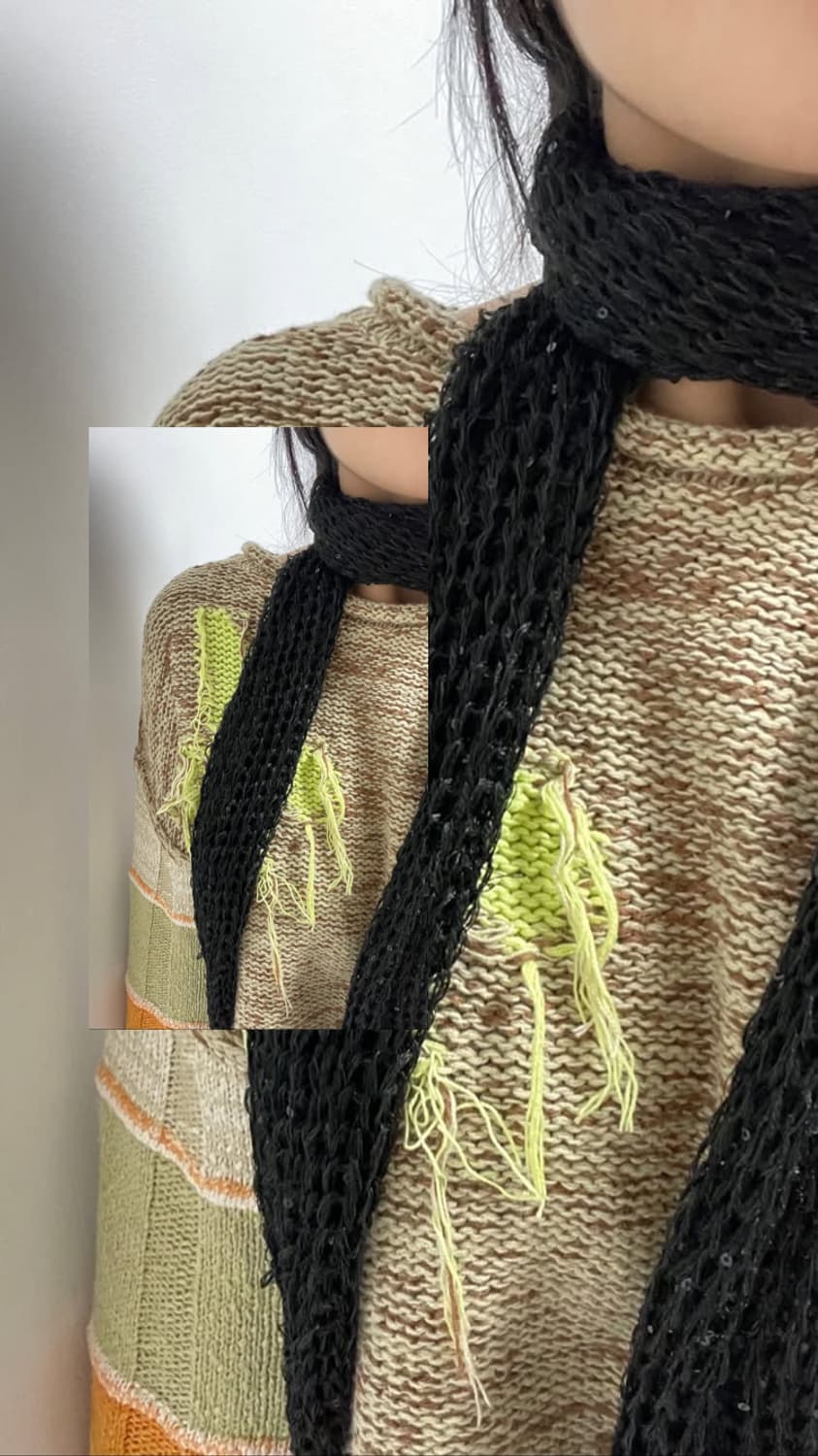 BDG 나비 크롭 스웨터 M 상품이미지1