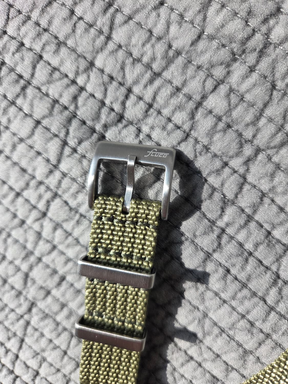 Fluco 플루코 나토 스트랩 올리브 18mm 상품이미지2