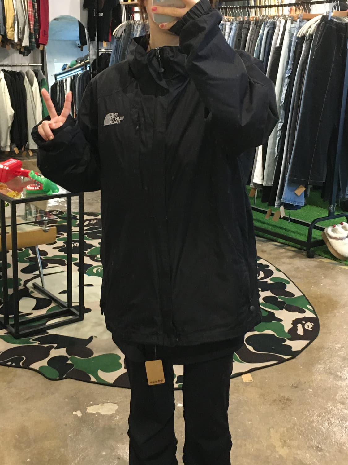 노스페이스 패딩(경량패딩+바람막이)  상품이미지10