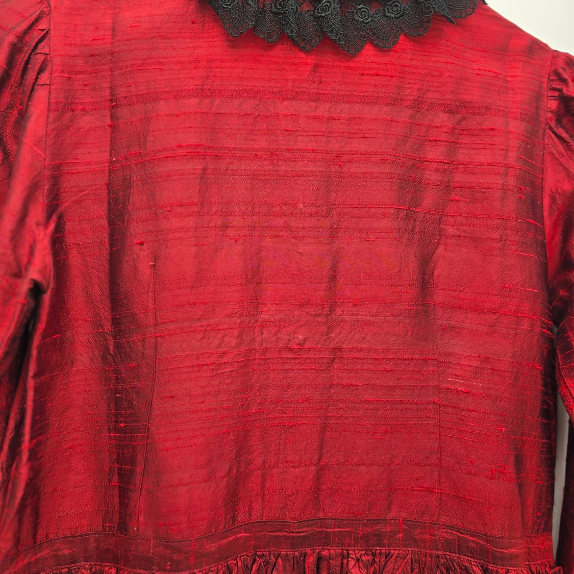 레드 빈티지 레이스 블라우스 상품이미지9