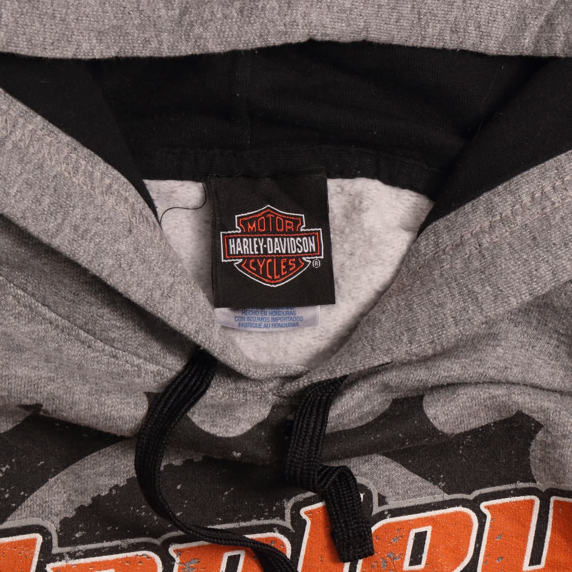 할리데이비슨 프린팅 나그랑 후드티 A1383 상품이미지3