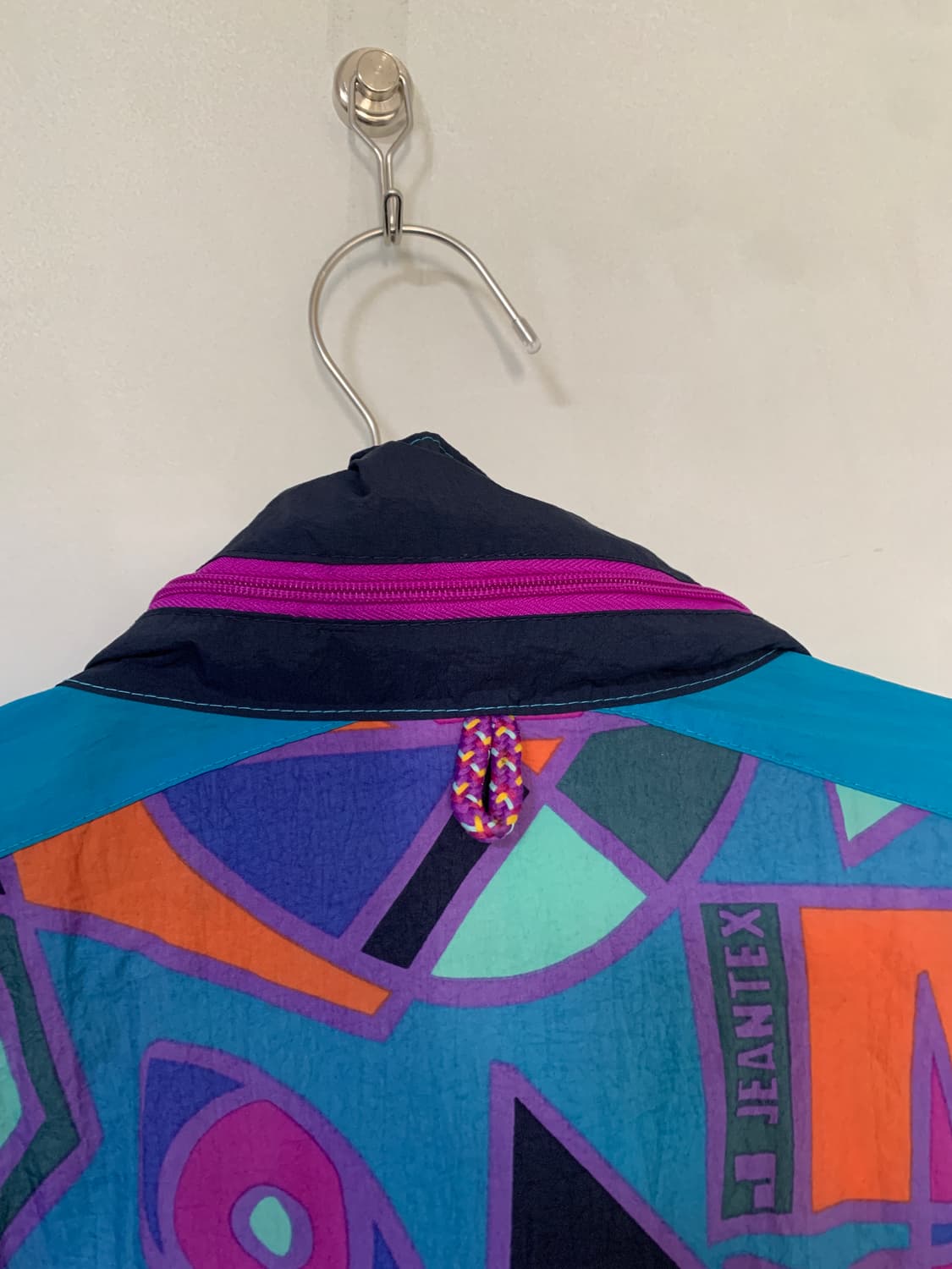 Jeantex 90년대 아웃도어 멀티컬러 바람막이 자켓 상품이미지7