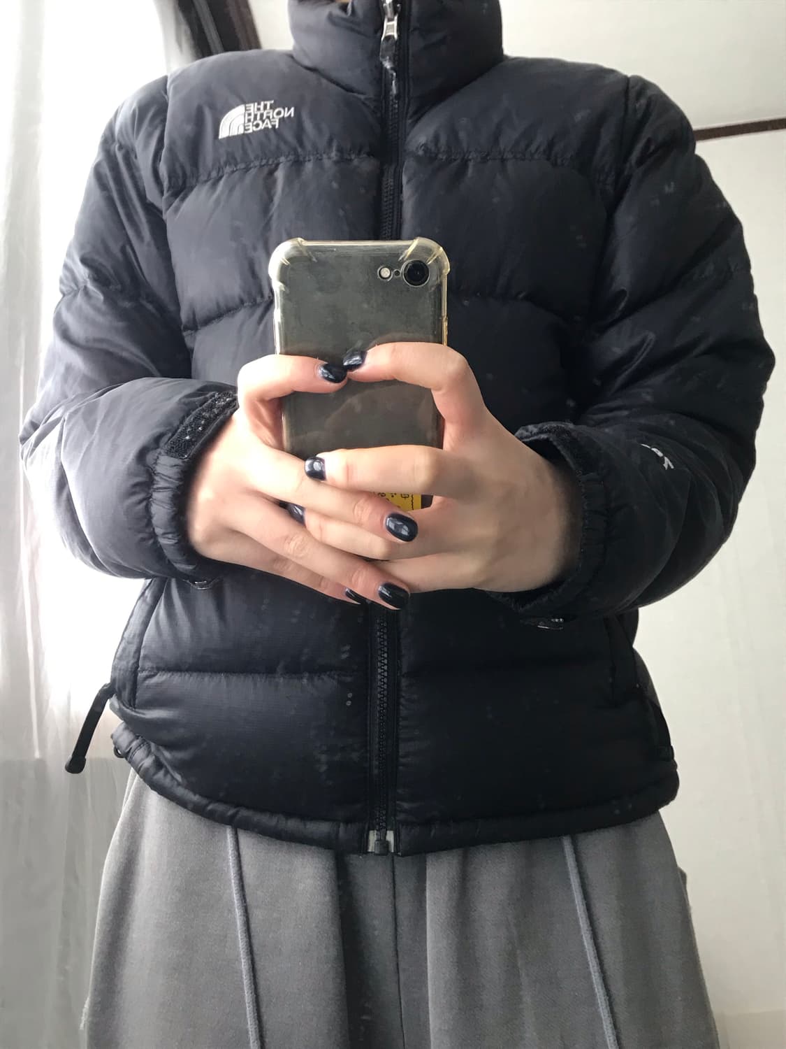 노페 블랙 패딩 상품이미지1