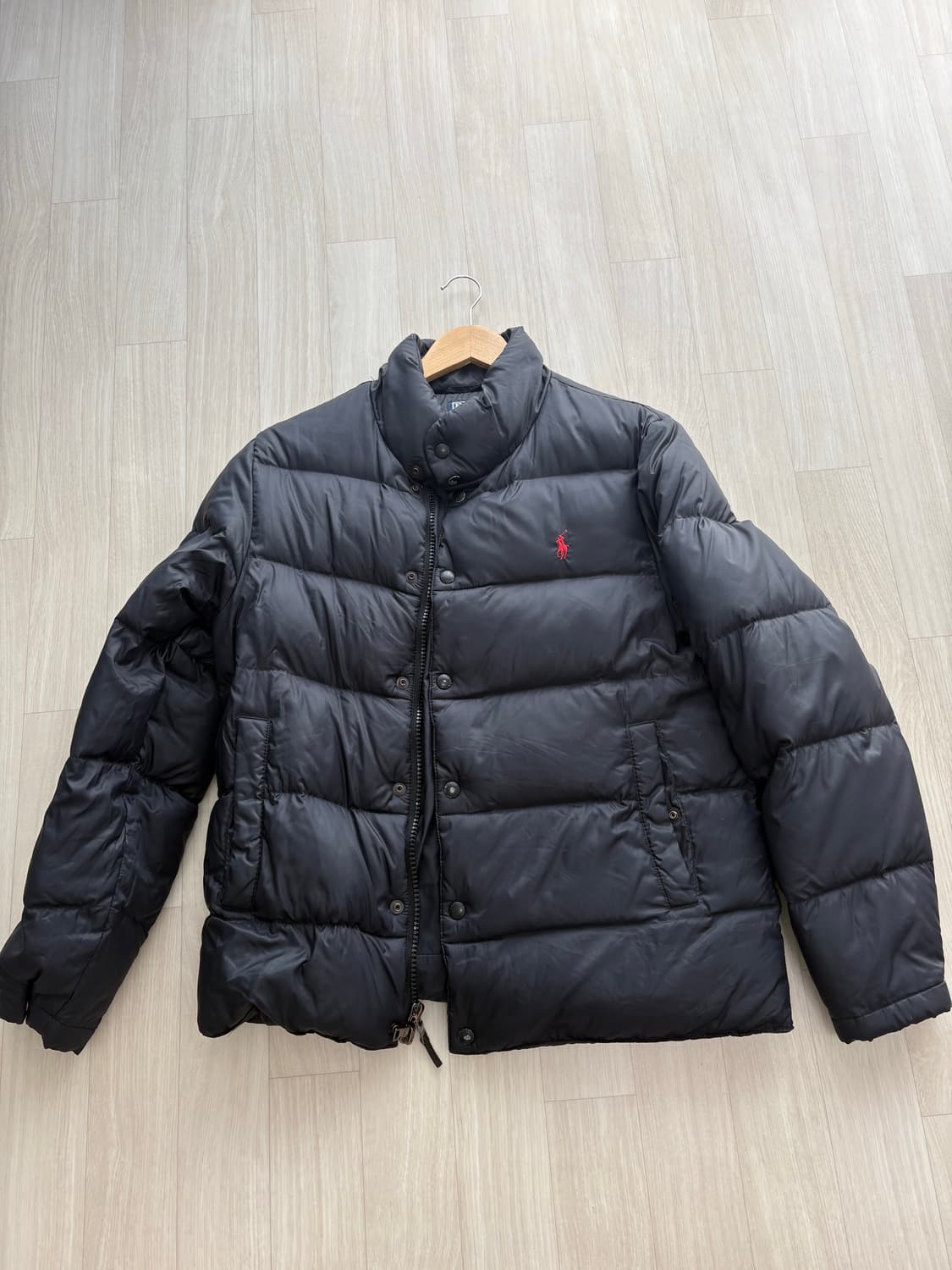 M 폴로 블랙 푸퍼 패딩 자켓 상품이미지1