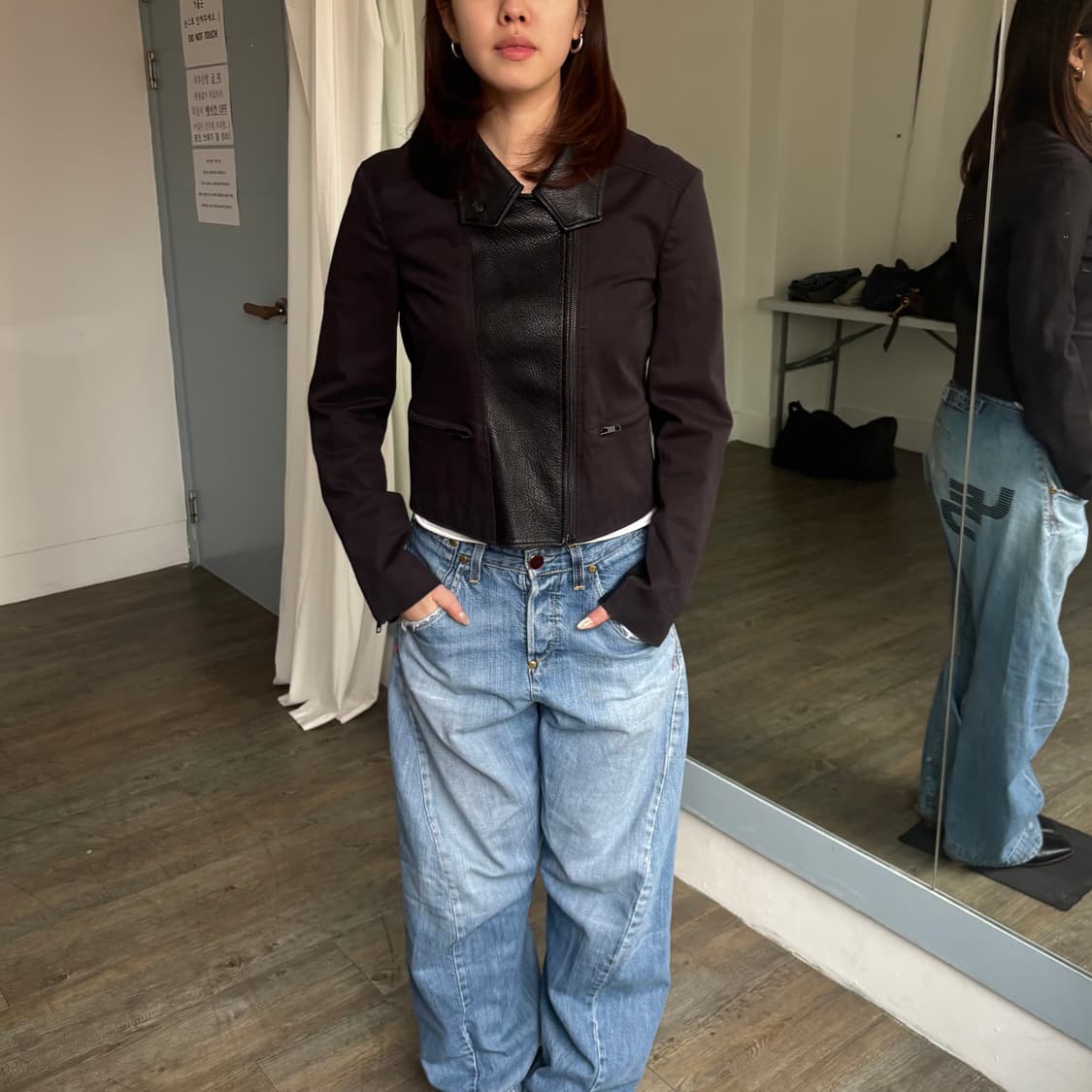 Theory 띠어리 레더 재킷 상품이미지3