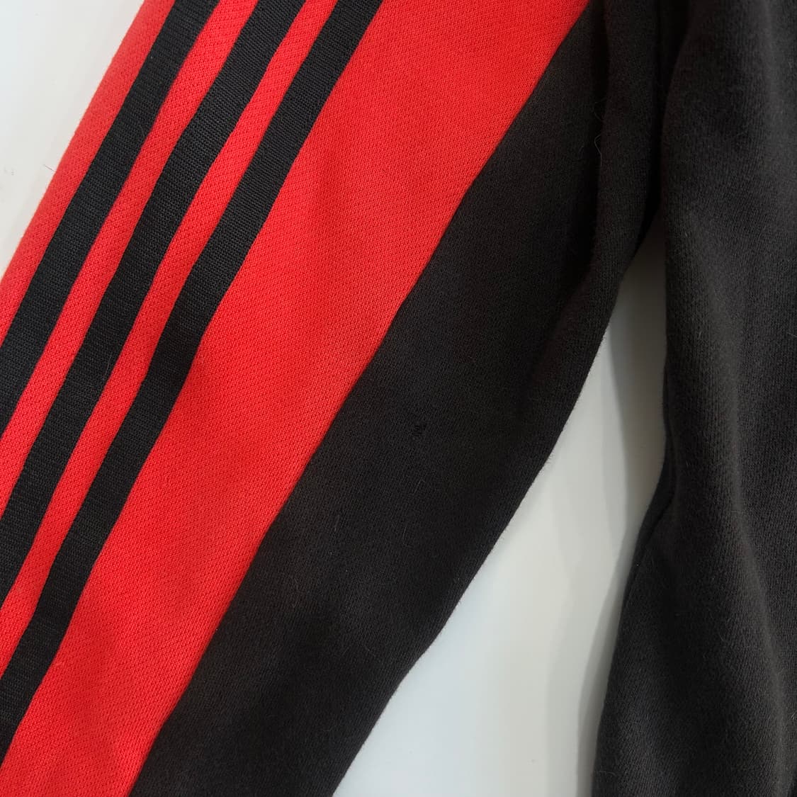 Adidas 아디다스 파이어버드 레드 블랙 배색 코튼져지 상품이미지6