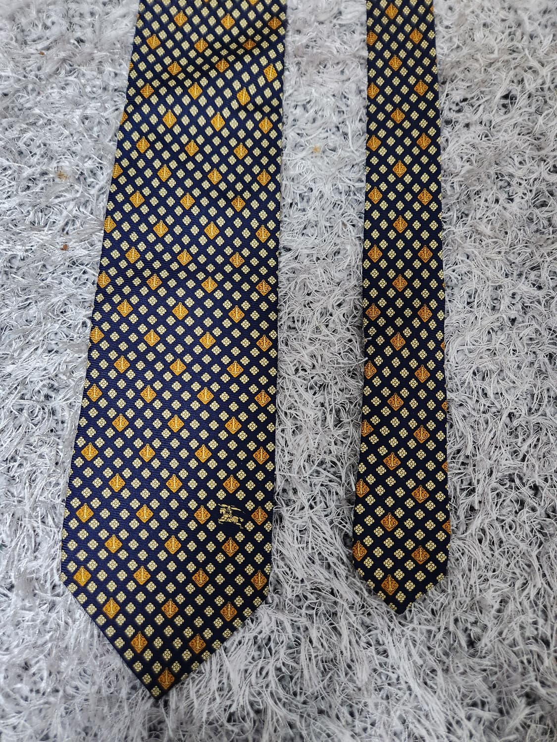 버버리Burberry 닻 패턴 넥타이 Free - N9 상품이미지2