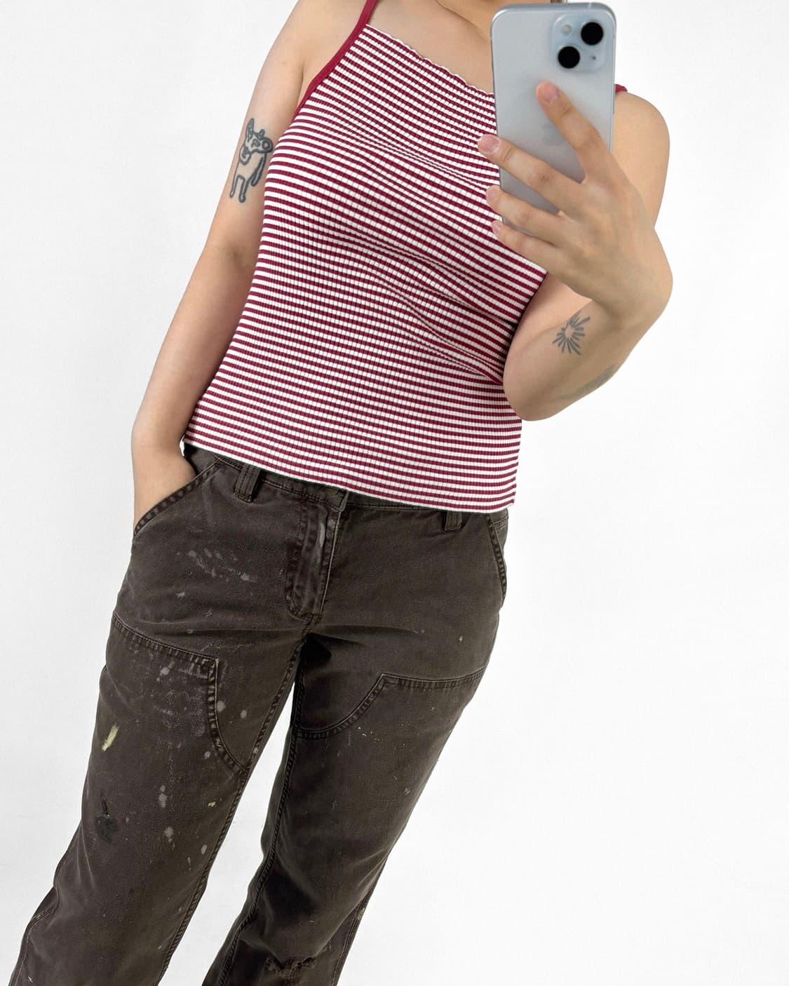 Carhartt distressed double knee 상품이미지6