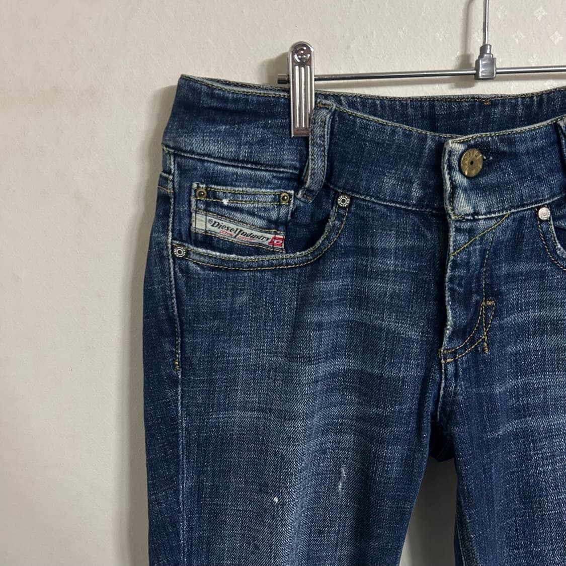 디젤 중청 워싱 부츠컷 데님 팬츠 청바지 26  상품이미지5
