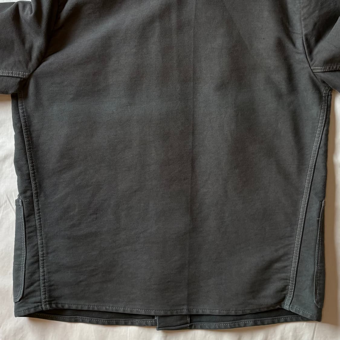 [54] 90s 독일 rofa 올리브드랩 헤비 몰스킨 워크 자켓 상품이미지10