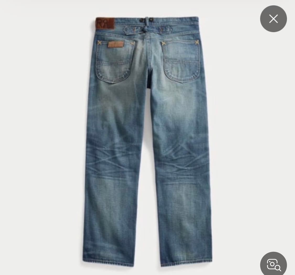 더블알엘 풀러턴 빈파포 데님팬츠 30/34 상품이미지2