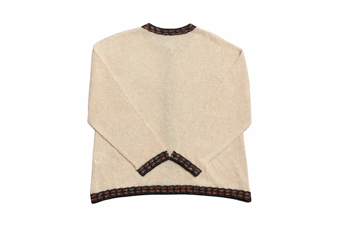 JPN 80s~90s 일본 빈티지 y2k 모리걸 트위드 무드 니트 가디건 상품이미지2