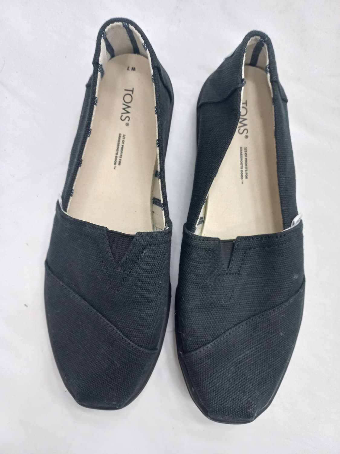 새상품)TOMS 탐스 블랙 슬립온 여240 상품이미지1