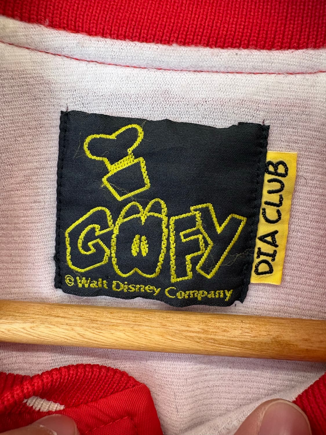 디즈니 90s 구피 스타디움 자켓 레드 상품이미지8