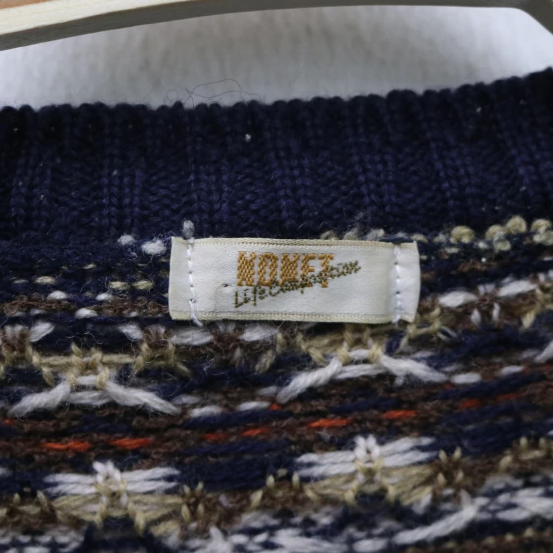 NOMET 패턴 울 혼방 가디건 61351 상품이미지6