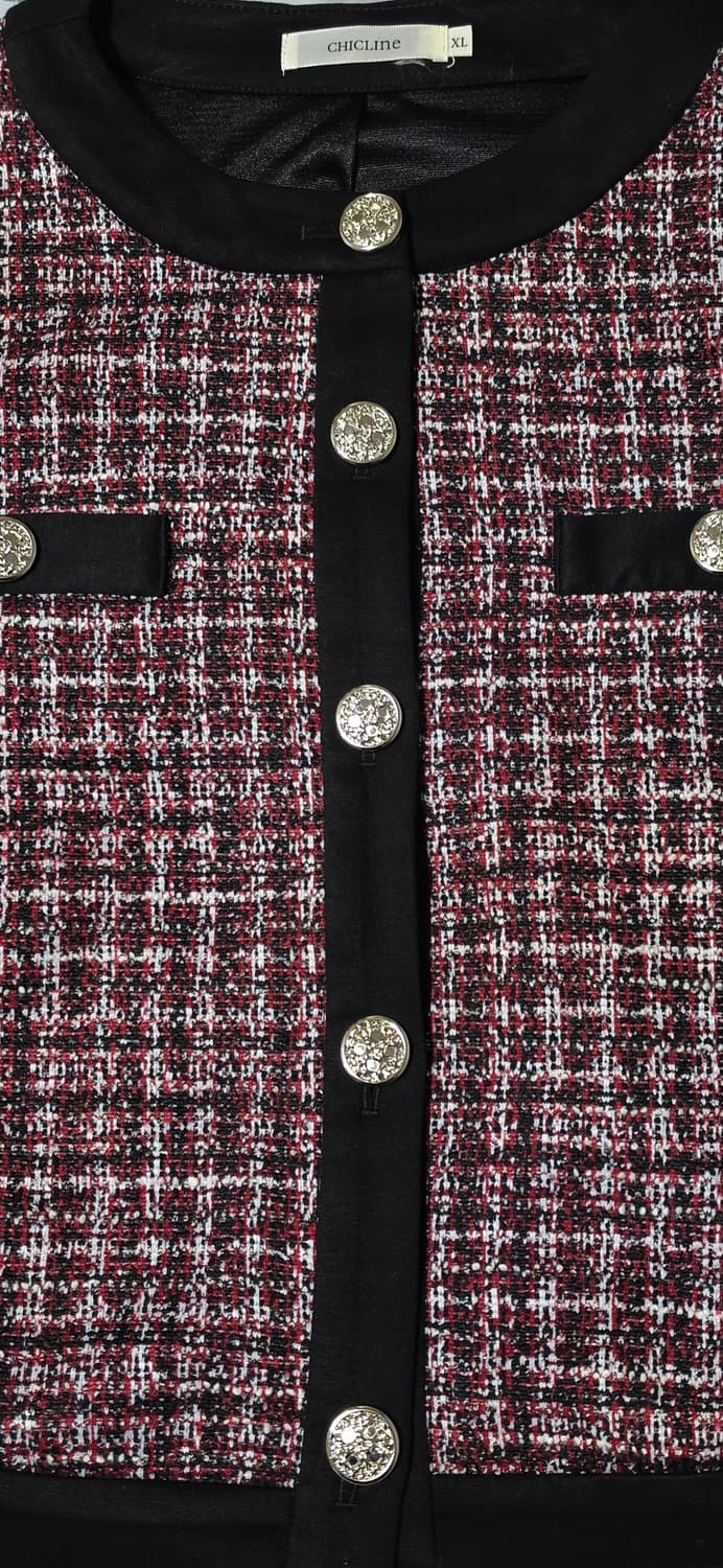 CHICLINE 트위드 자켓 XL 상품이미지5