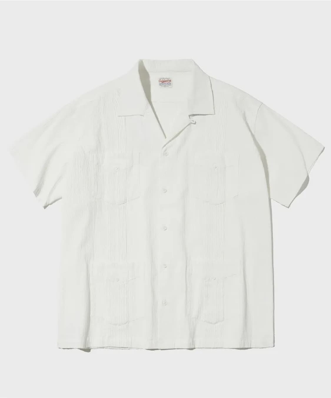 아웃스탠딩 시어서커 셔츠 L SEERSUCKER GUAYABERA CUB 상품이미지4
