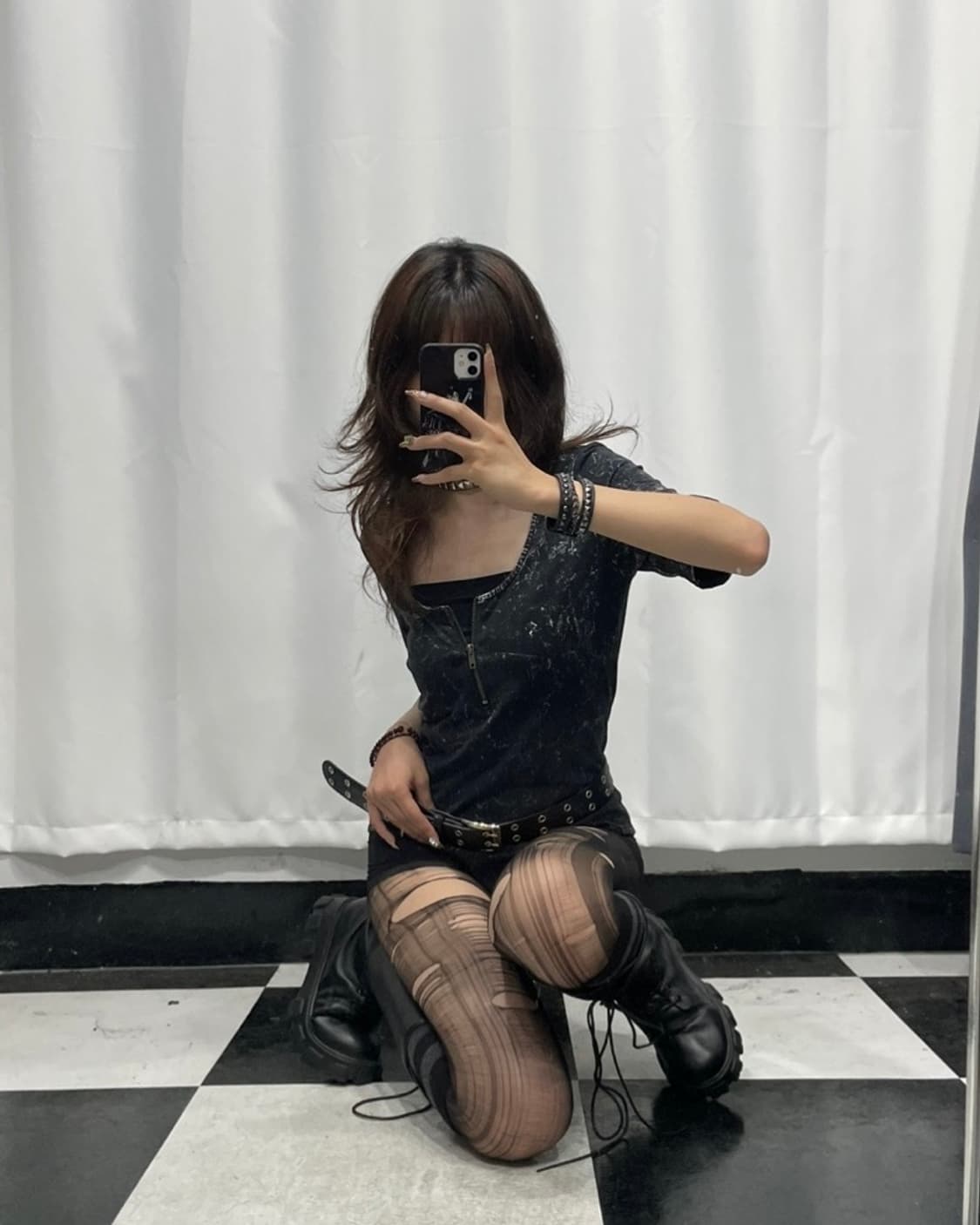 🎸그레이 숏 슬리브 바디슈트🎸 상품이미지2