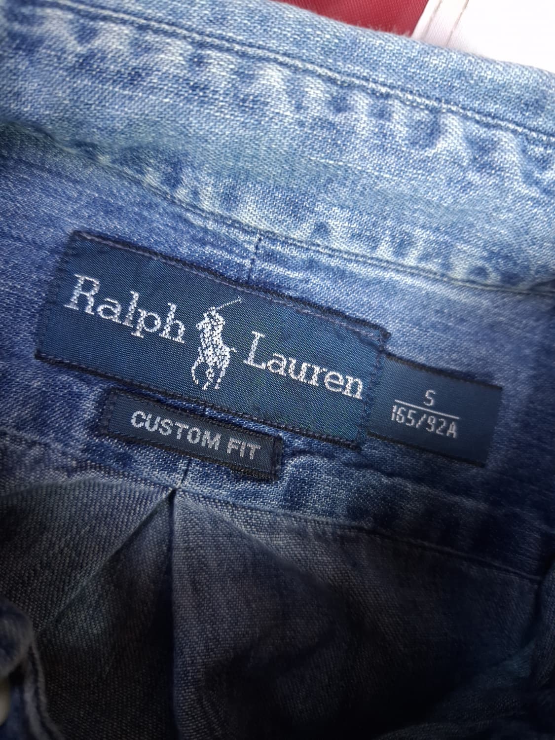 오리지날 랄프로렌폴로 멀티포니 커스텀핏 데님 셔츠 상품이미지3
