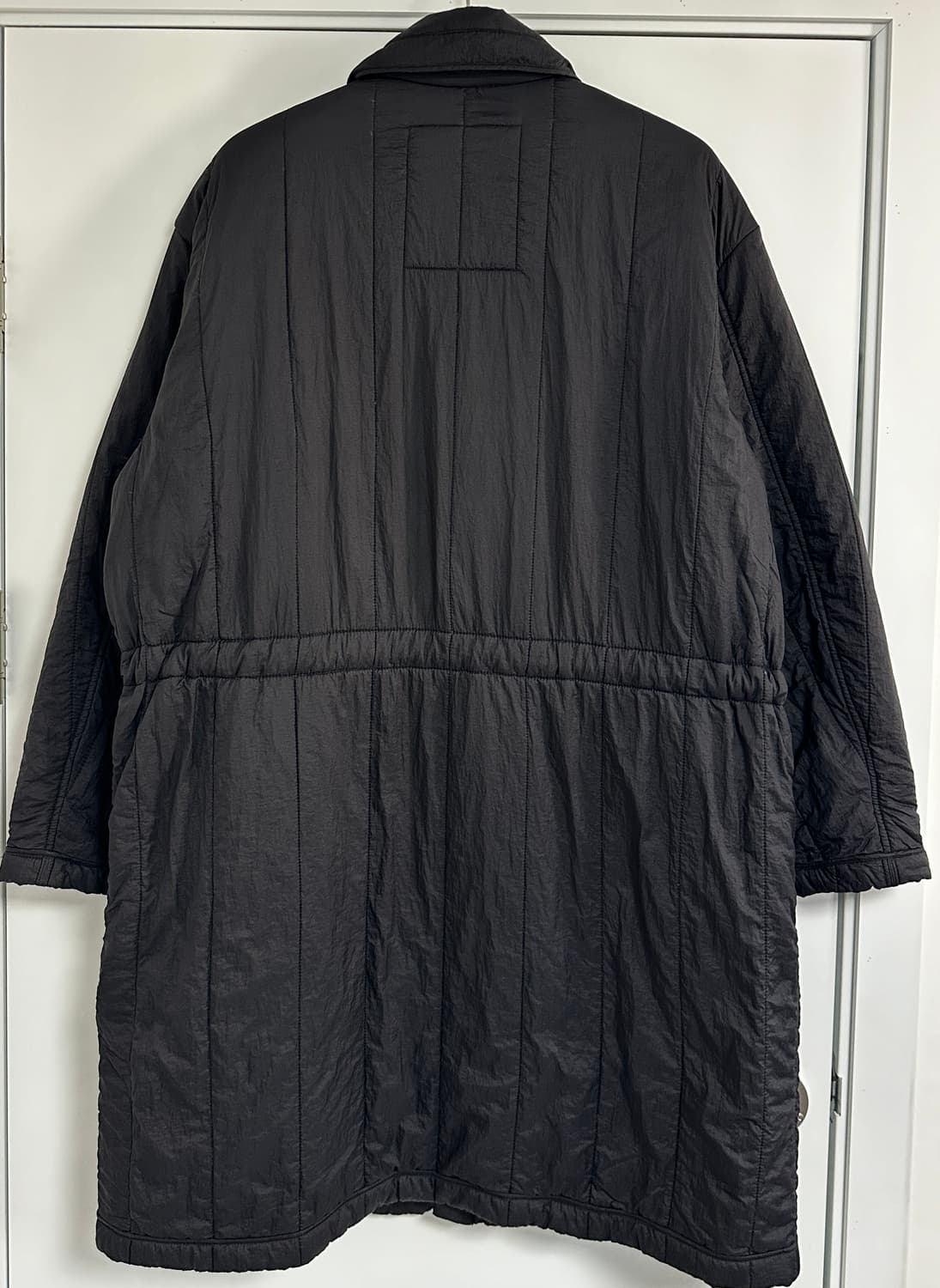 블랙 캐시미어 롱패딩 상품이미지7