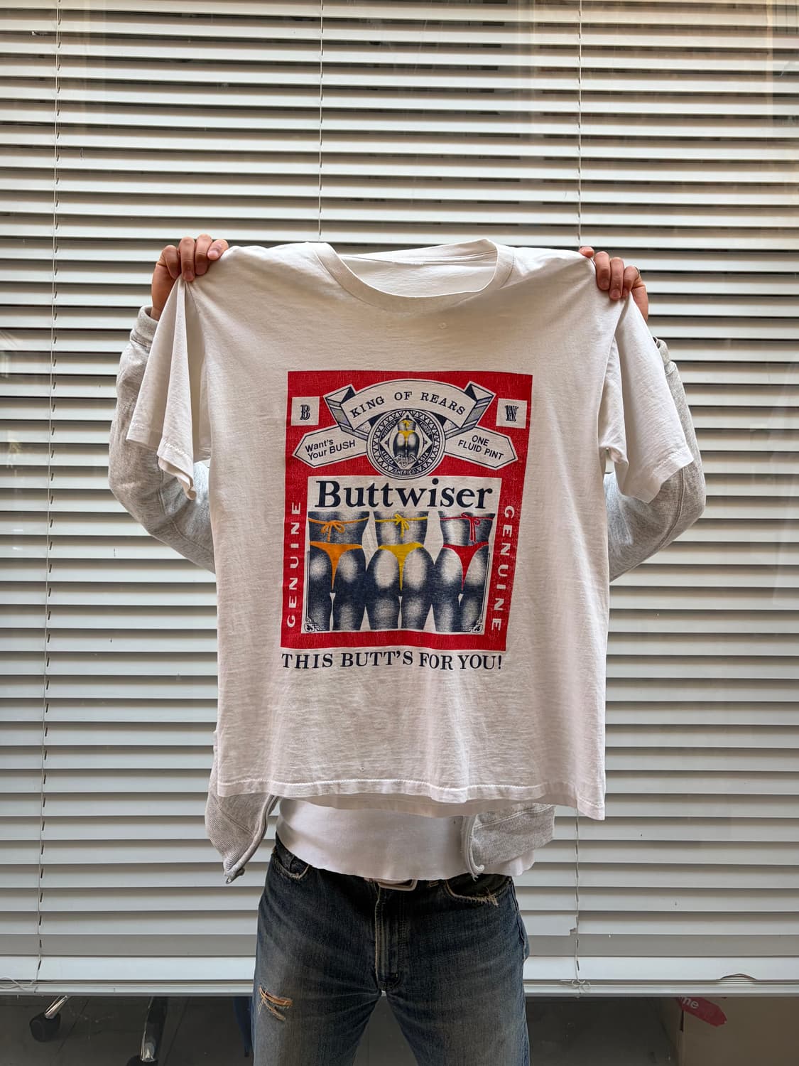 90‘s Budweiser parody Buttwiser bootleg  상품이미지1