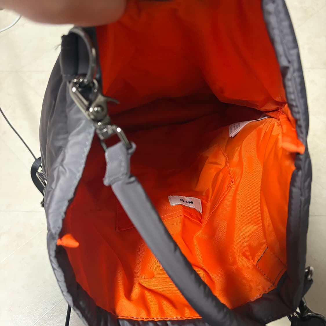 MMLG 엠엠엘지 쿠션 3way 메신저백 그레이 상품이미지9