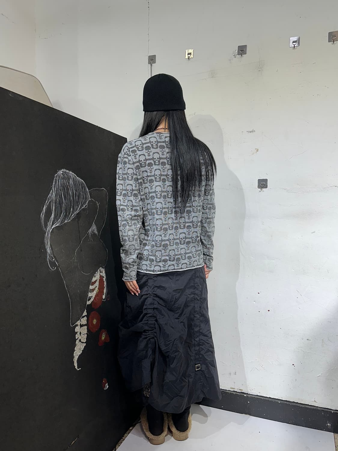 루시안 펠라 피넷 아카이브 해골 패턴 슬리브 XL 상품이미지3