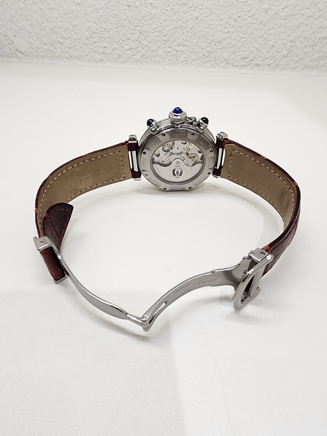 까르띠에 파샤 오토매틱 스틸 시계 38mm 2113 상품이미지9