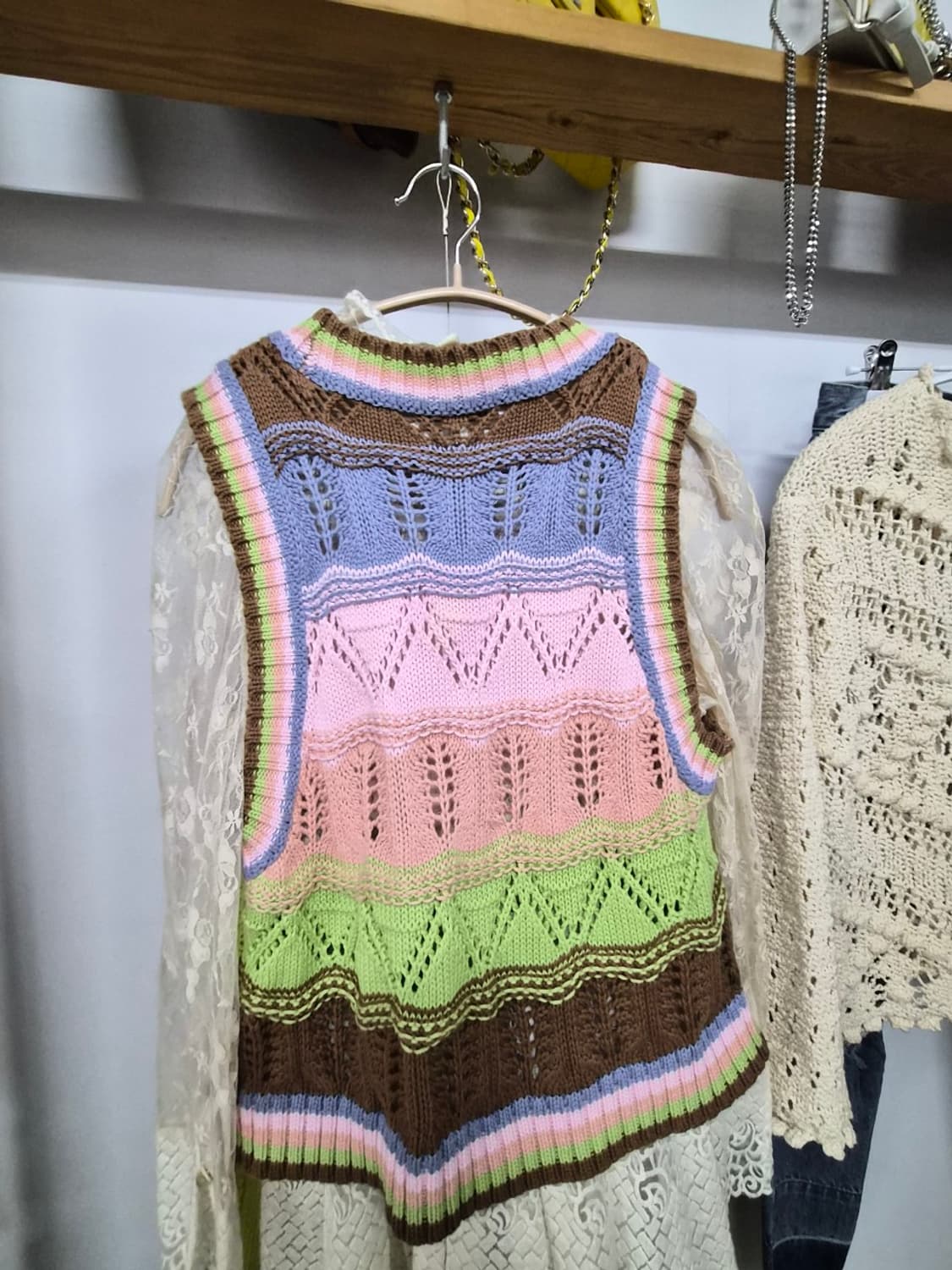 새옷) ab.plus 바스락 원피스. 자라 솜사탕 컬러 니트. 상품이미지9