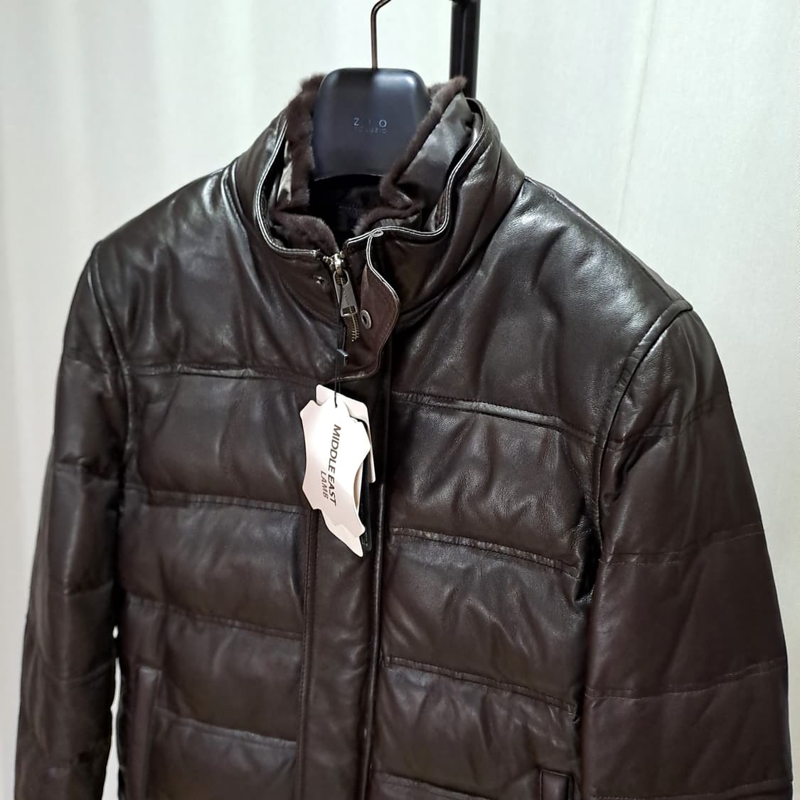 (새제품 택포) 오야니 램스킨 구스다운 패딩 95 B641 상품이미지2