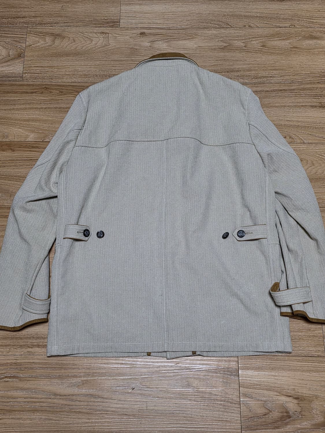 L size택포110만)25ss나이스네스 LORAN 헤링본 헌팅자켓 상품이미지7