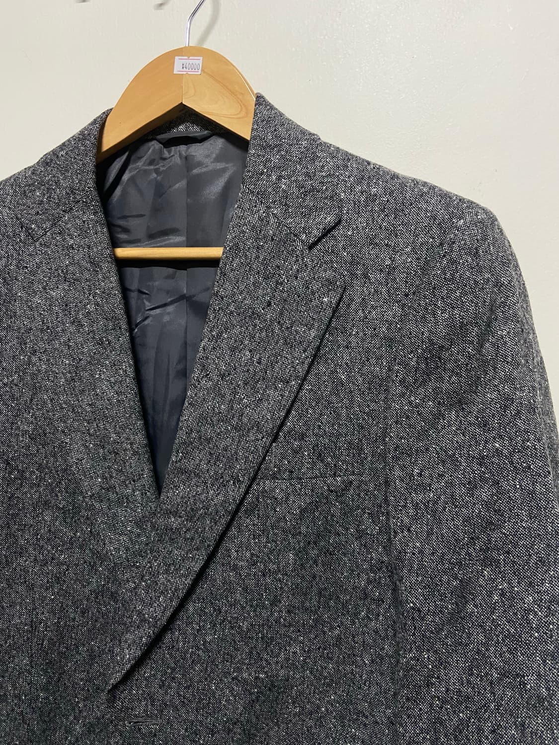 울 체크 블레이저 상품이미지2