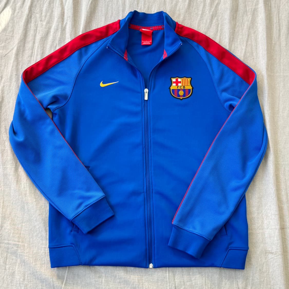 나이키 바르셀로나 배색 트랙탑 져지 L 상품이미지1