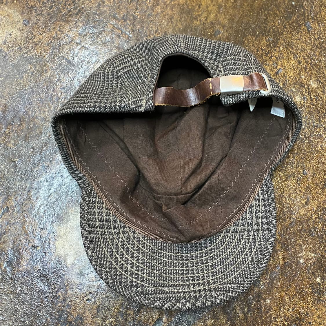 논네이티브 체크 울 캡 상품이미지5