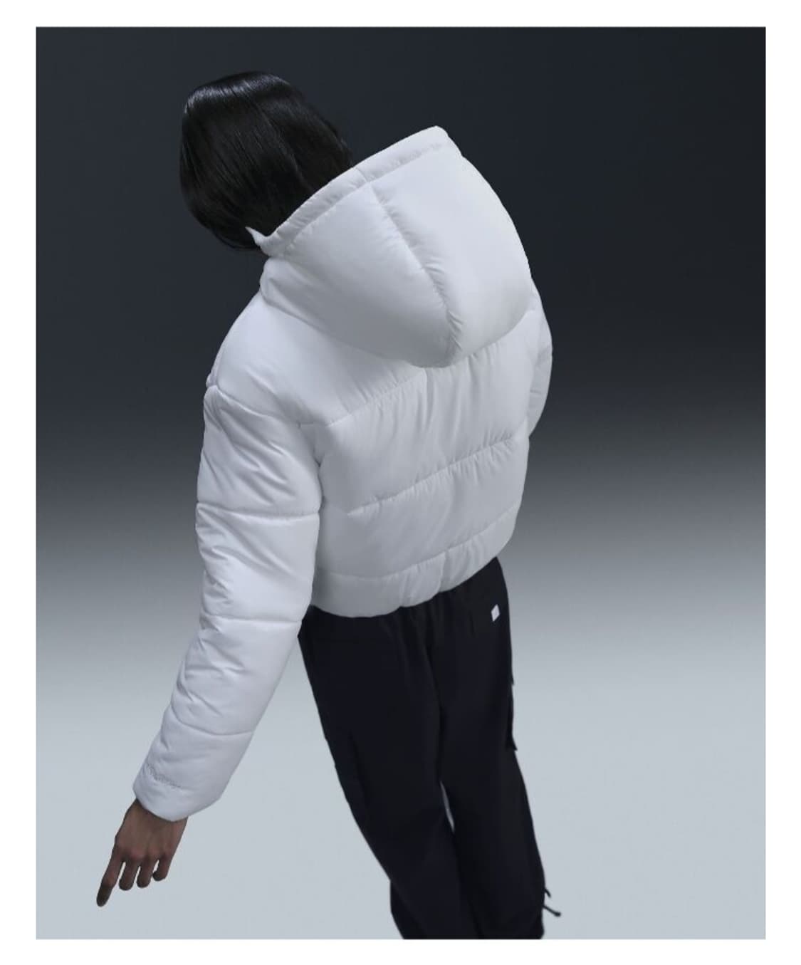 (W) Nike NSW 나이키 써마핏 루즈 후드 자켓 화이트 s 상품이미지2