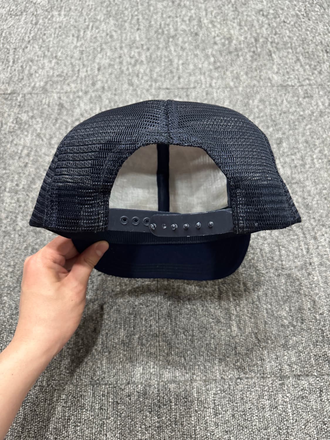 80s USA 뉴욕양키스 네이비 트러커 캡 상품이미지10