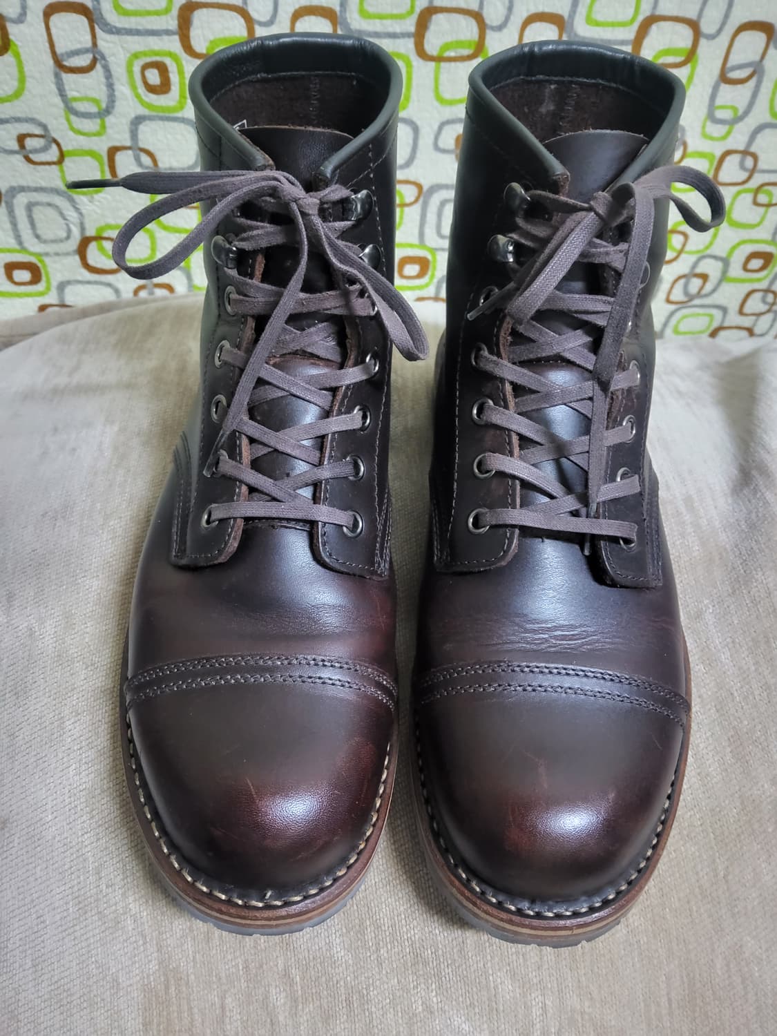 호킨스 에스팁 부츠 265사이즈  브라운 토캡부츠 상품이미지1